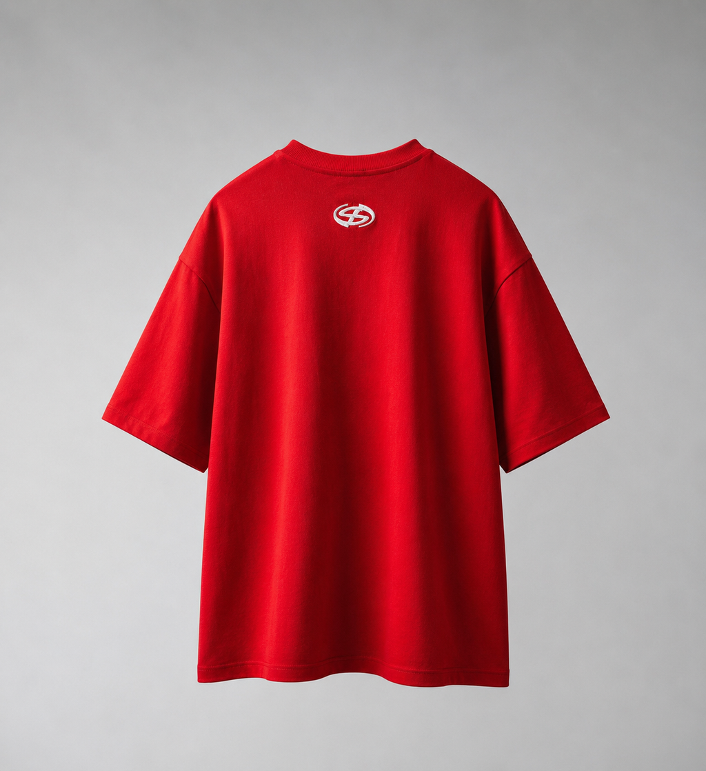 candy red tshirt